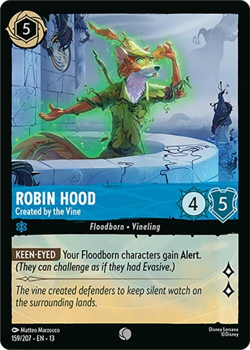 Image for Robin Hood - Created by the Vine (159/204) (13) - Disney Lorcana