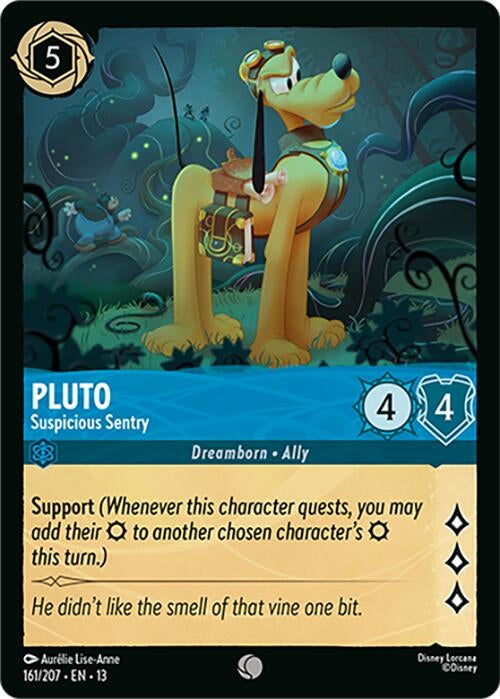Image for Pluto - Suspicious Sentry (161/204) (13) - Disney Lorcana