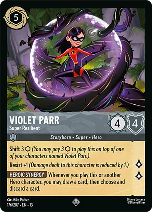Image for Violet Parr - Super Resilient (176/204) (13) - Disney Lorcana