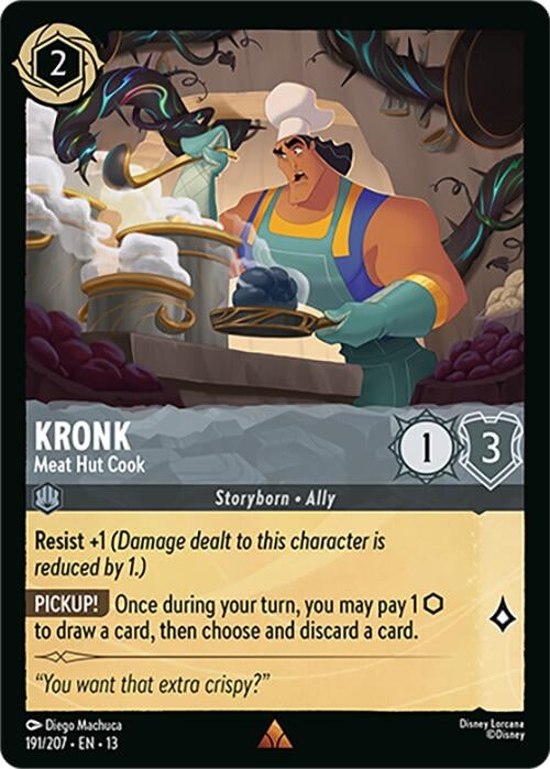 Image for Kronk - Meat Hut Cook (191/204) (13) - Disney Lorcana