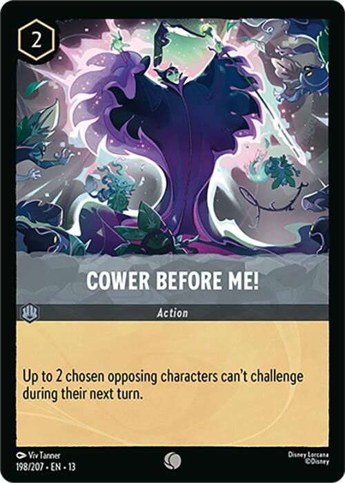 Image for Cower Before Me! (198/204) (13) - Disney Lorcana