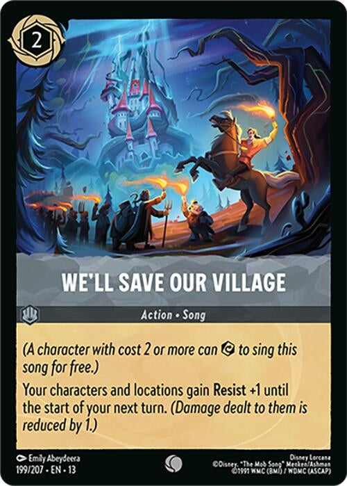 Image for We'll Save Our Village (199/204) (13) - Disney Lorcana