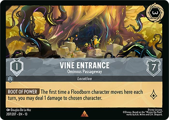 Image for Vine Entrance - Ominous Passageway (207/204) (13) - Disney Lorcana