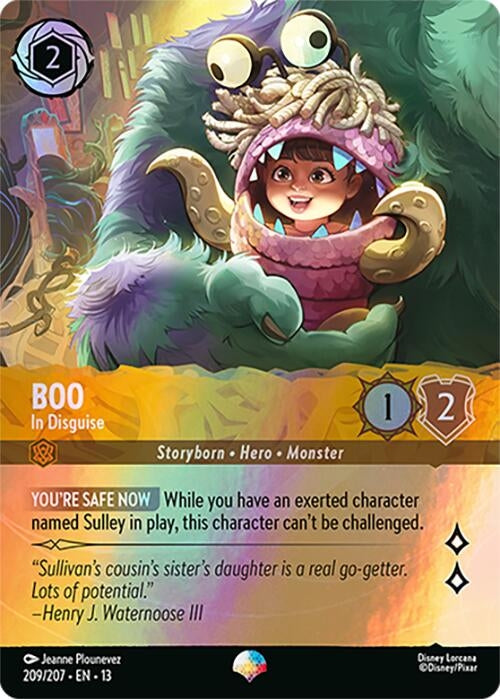 Image for Boo - In Disguise (Epic) (209/204) (13) - Disney Lorcana