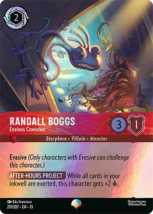 Image for Randall Boggs - Envious Coworker (Epic) (217/204) (13) - Disney Lorcana