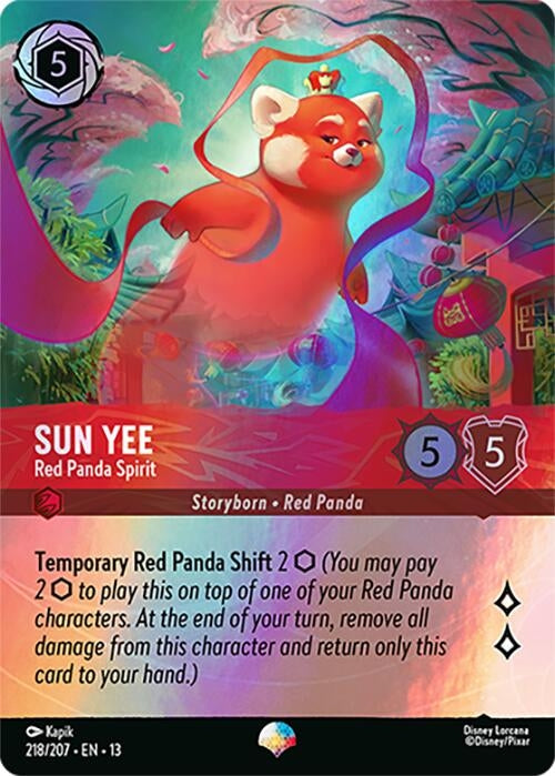 Image for Sun Yee - Red Panda Spirit (Epic) (218/204) (13) - Disney Lorcana