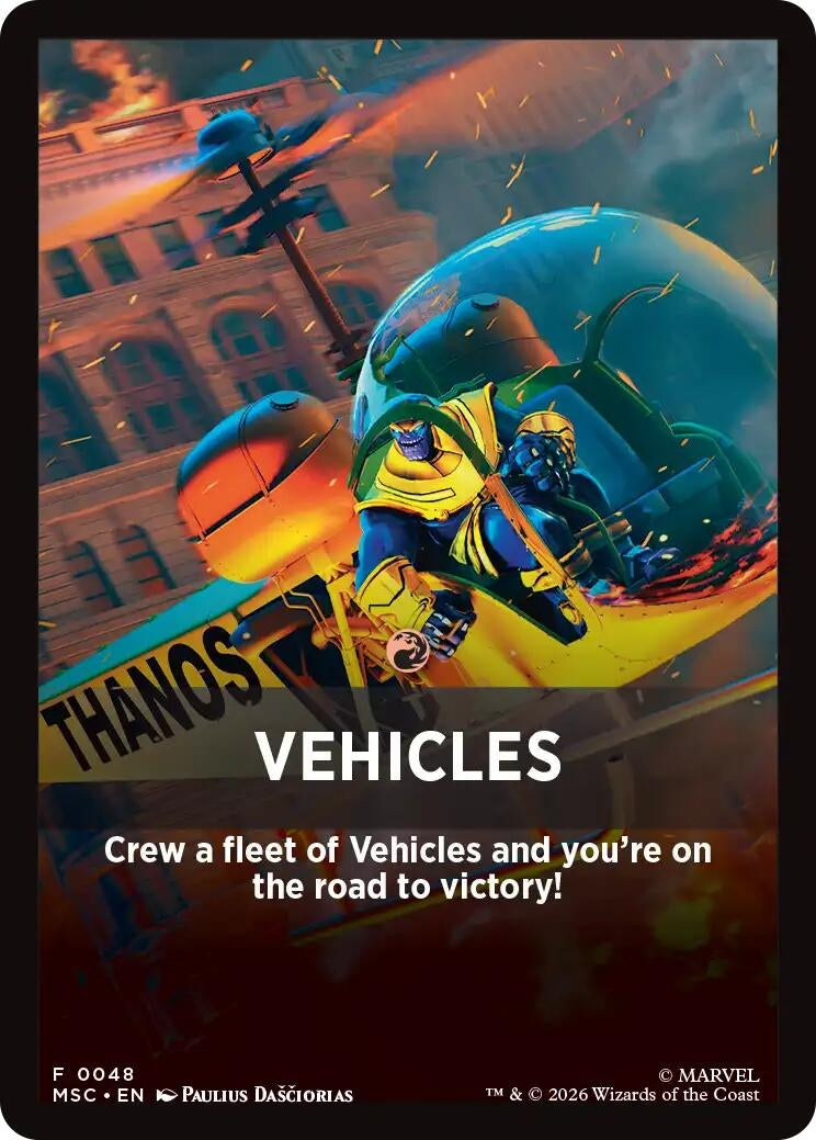 Image for Vehicles Theme Card (48) (MSC) - Magic: The Gathering