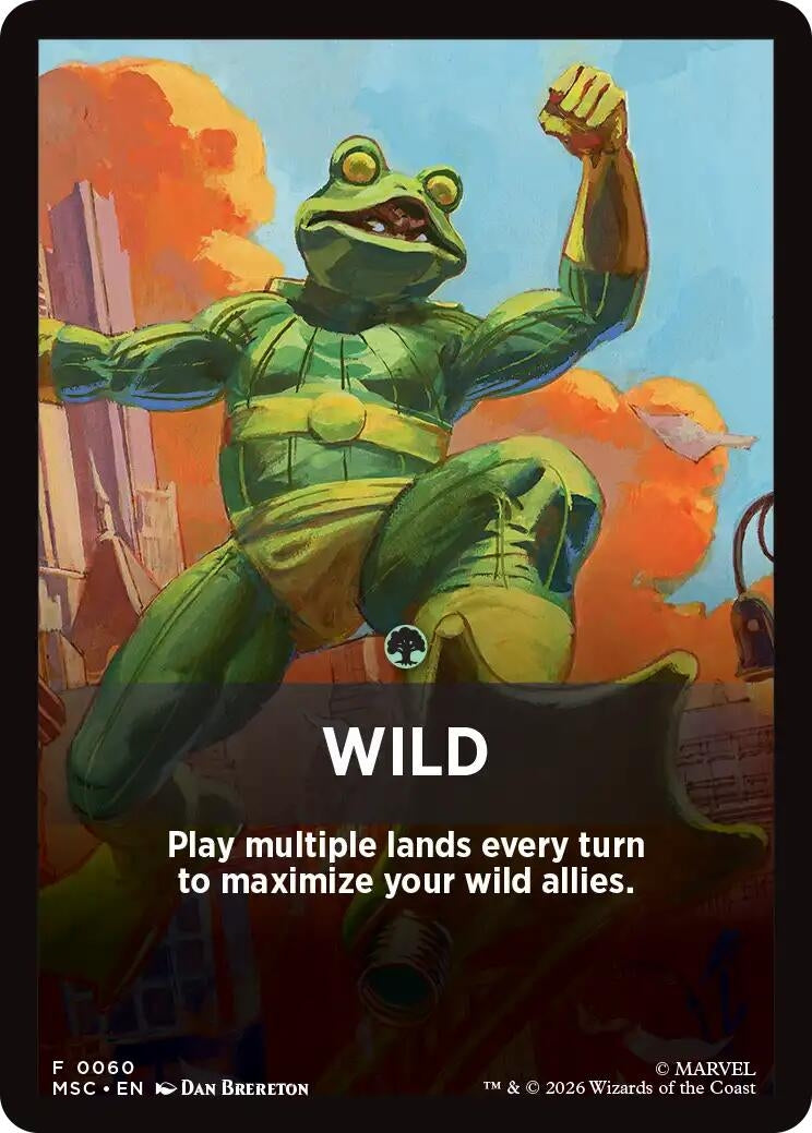 Image for Wild Theme Card (60) (MSC) - Magic: The Gathering