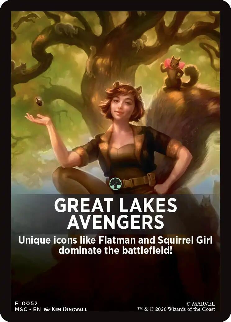 Image for Great Lakes Avengers Theme Card (52) (MSC) - Magic: The Gathering