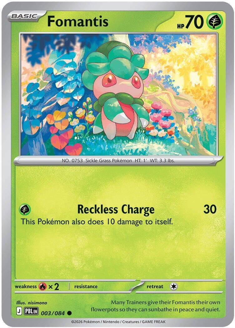 Image for Fomantis (003/084) (ME05) - Pokemon
