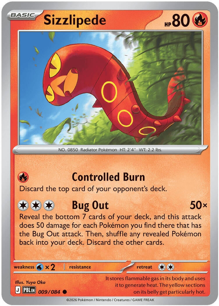Image for Sizzlipede (009/084) (ME05) - Pokemon