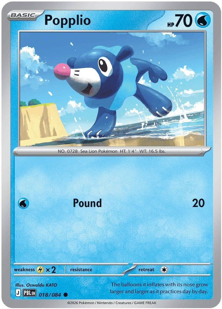 Image for Popplio (018/084) (ME05) - Pokemon