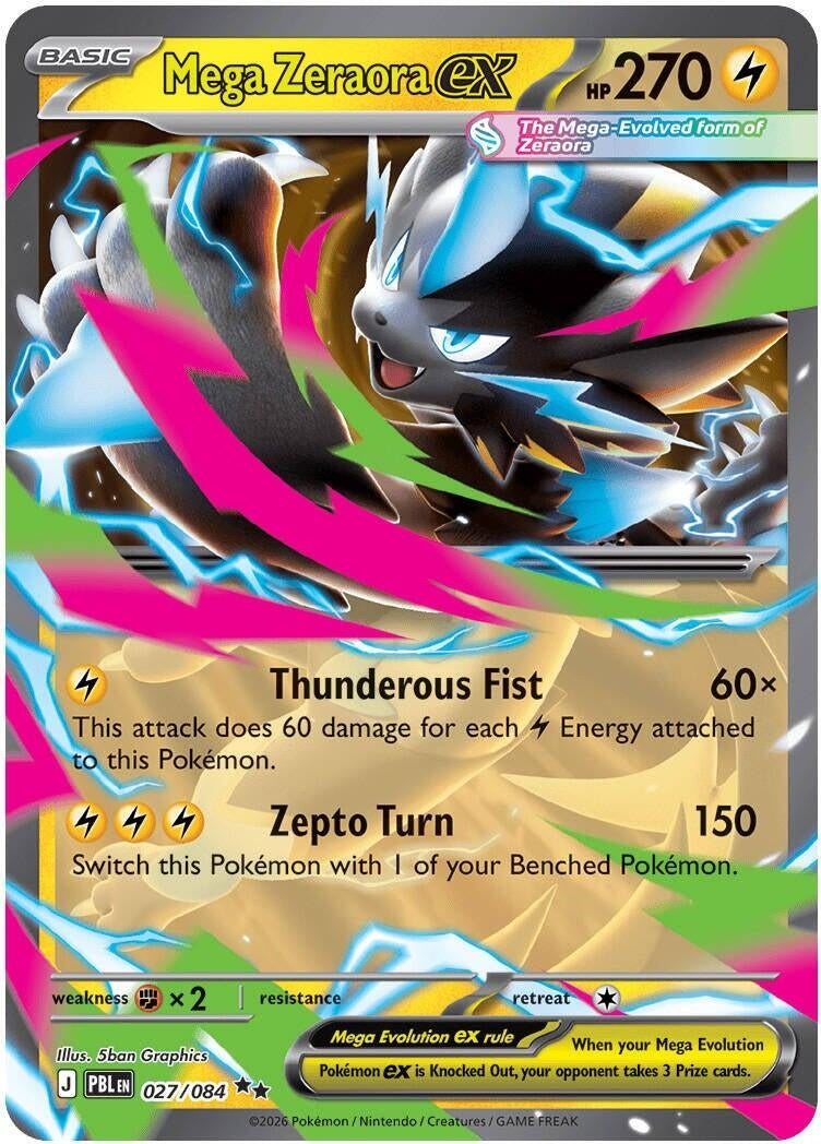 Image for Mega Zeraora ex (027/084) (ME05) - Pokemon