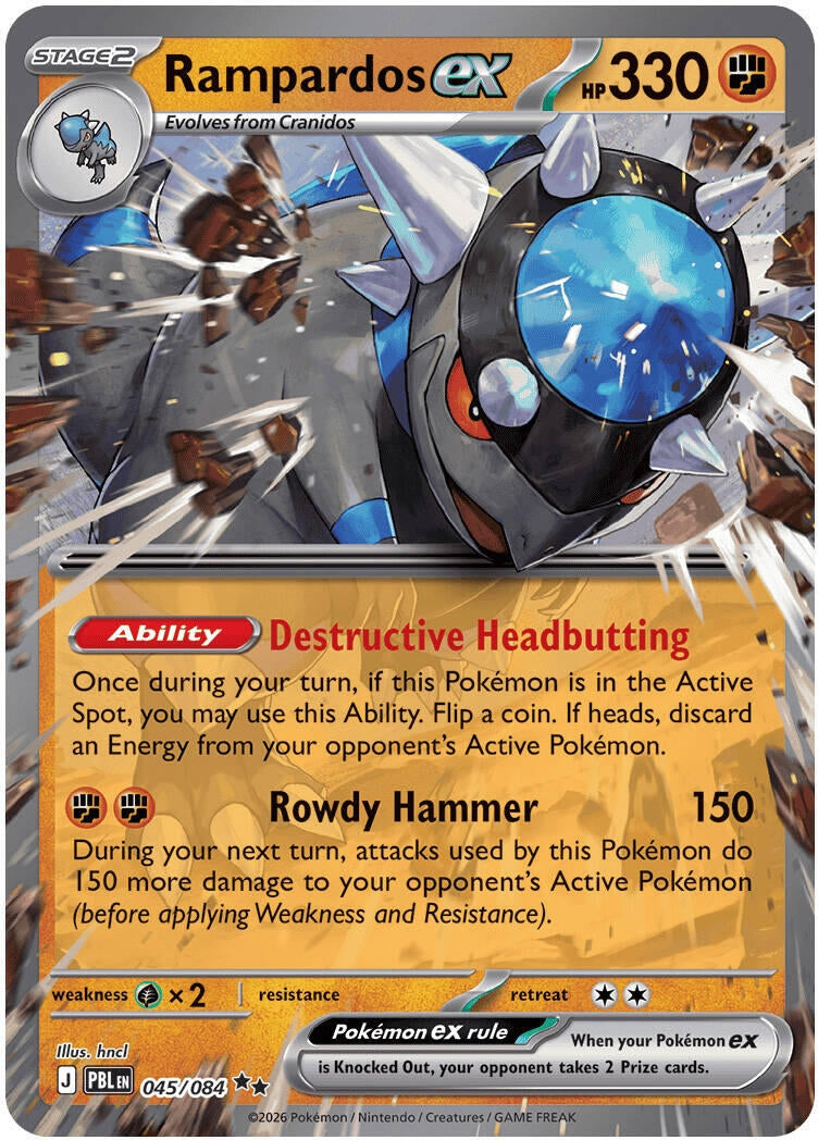 Image for Rampardos ex (045/084) (ME05) - Pokemon