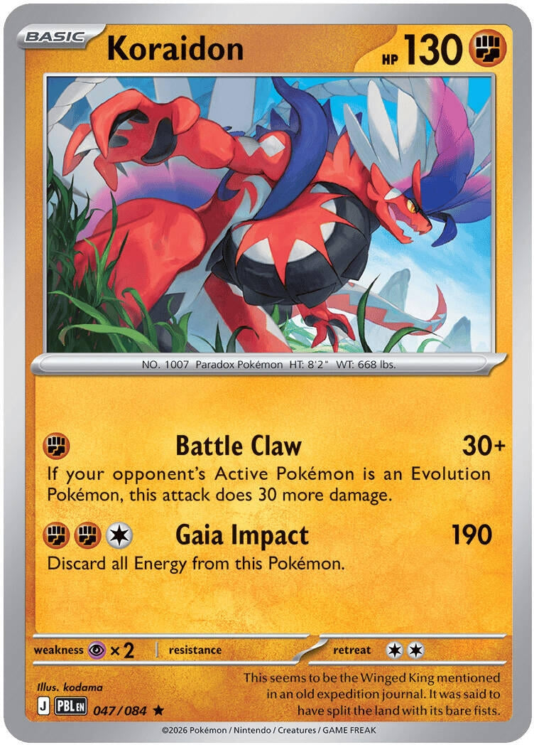 Image for Koraidon (047/084) (ME05) - Pokemon