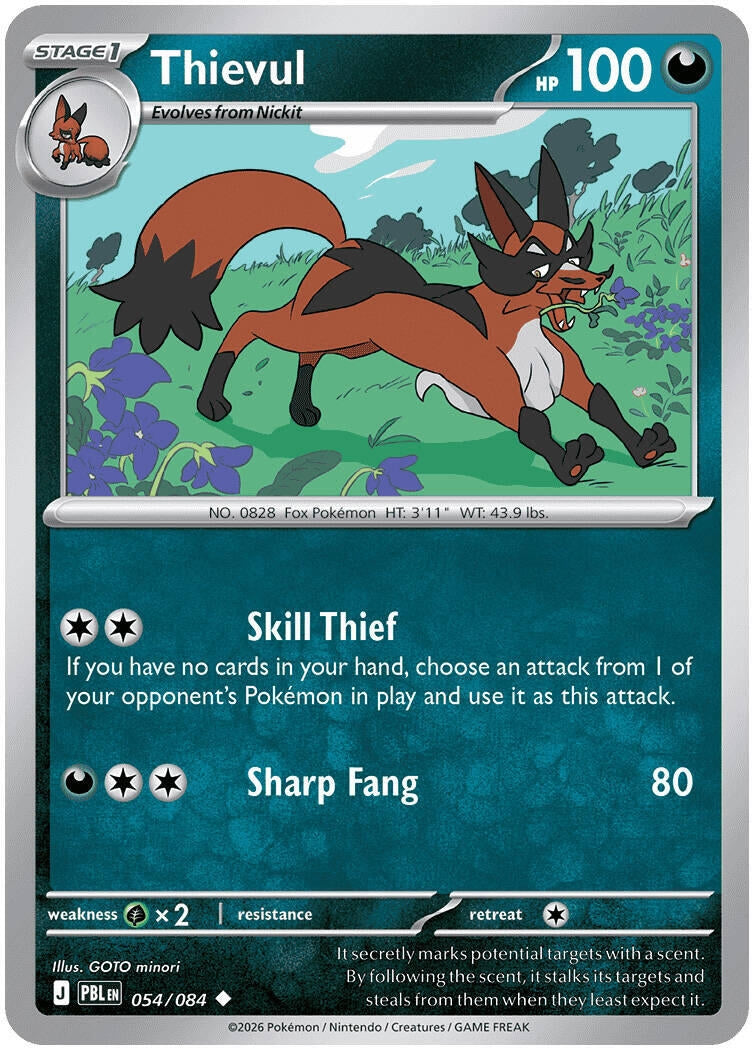 Image for Thievul (054/084) (ME05) - Pokemon