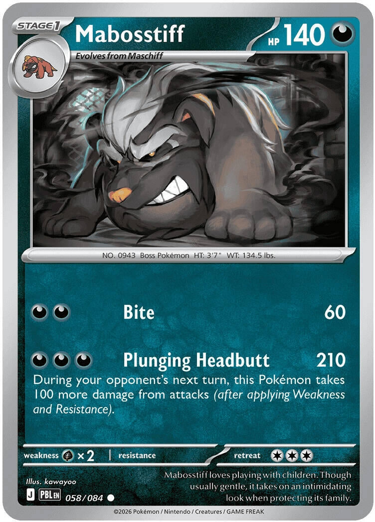 Image for Mabosstiff (058/084) (ME05) - Pokemon