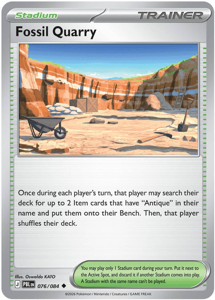 Image for Fossil Quarry (076/084) (ME05) - Pokemon