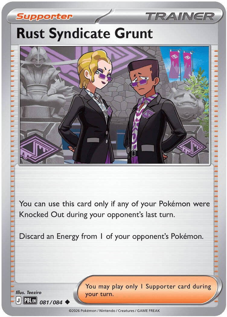 Image for Rust Syndicate Grunt (081/084) (ME05) - Pokemon