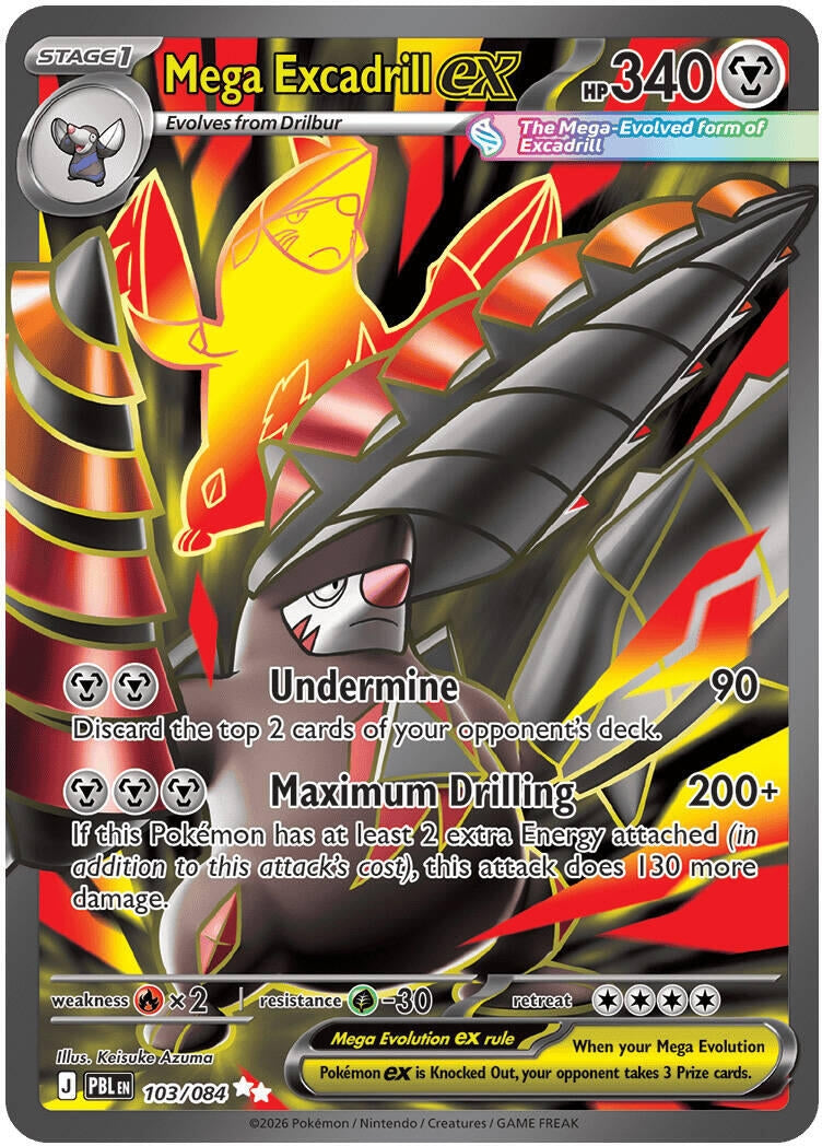Image for Mega Excadrill ex (103/084) (ME05) - Pokemon