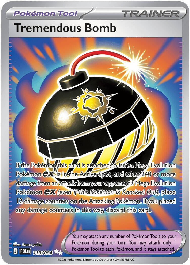 Image for Tremendous Bomb (113/084) (ME05) - Pokemon