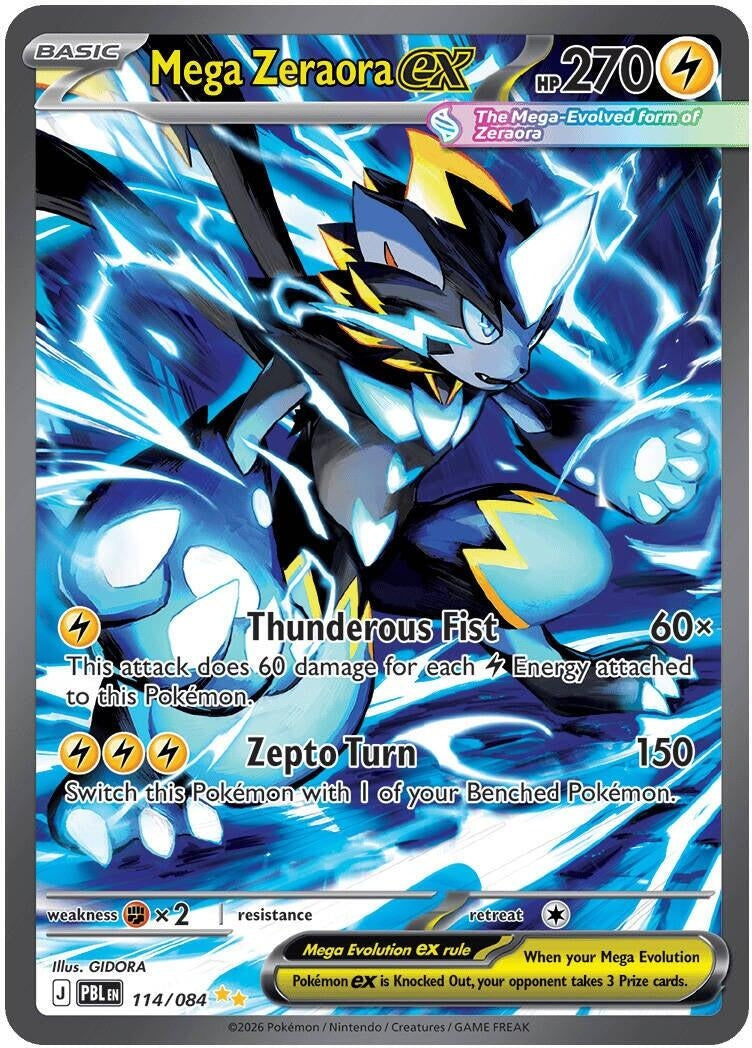 Image for Mega Zeraora ex (114/084) (ME05) - Pokemon