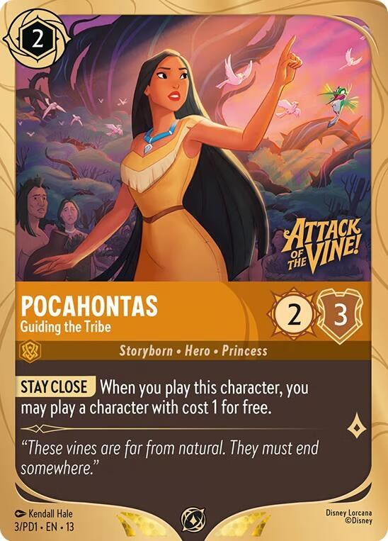 Image for Pocahontas - Guiding the Tribe (3) (DLPC) - Disney Lorcana