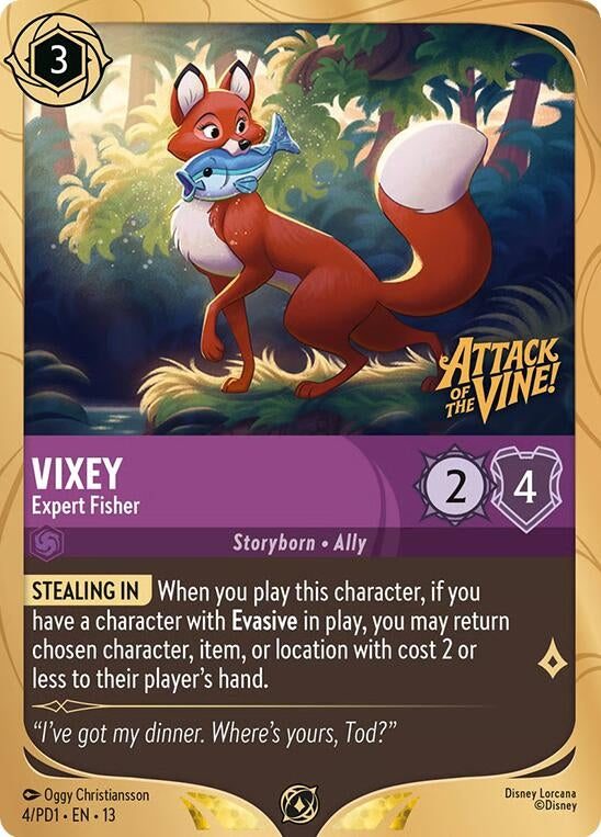 Image for Vixey - Expert Fisher (4) (DLPC) - Disney Lorcana