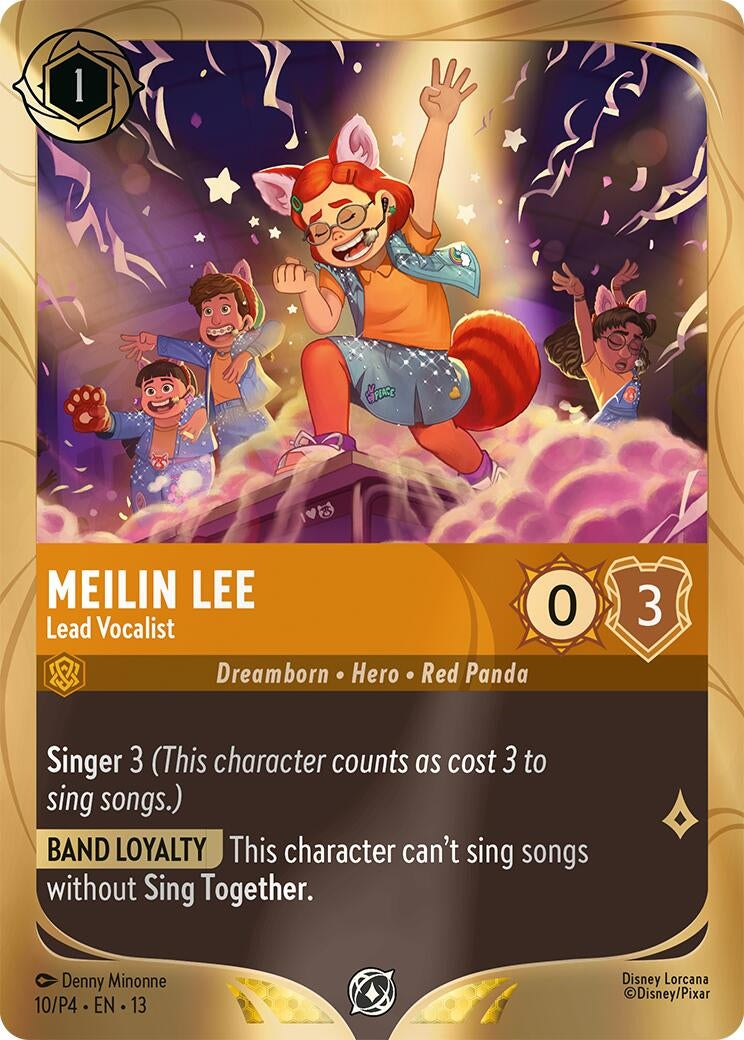 Image for Meilin Lee - Lead Vocalist (10) (DLPC) - Disney Lorcana