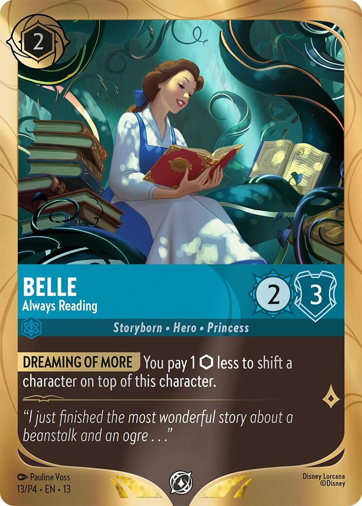 Image for Belle - Always Reading (13) (DLPC) - Disney Lorcana