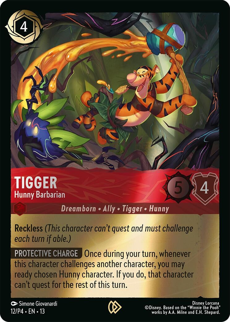 Image for Tigger - Hunny Barbarian (12) (DLPC) - Disney Lorcana