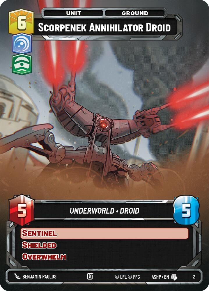 Image for Scorpenek Annihilator Droid (2) (ASHWPP) - Star Wars: Unlimited