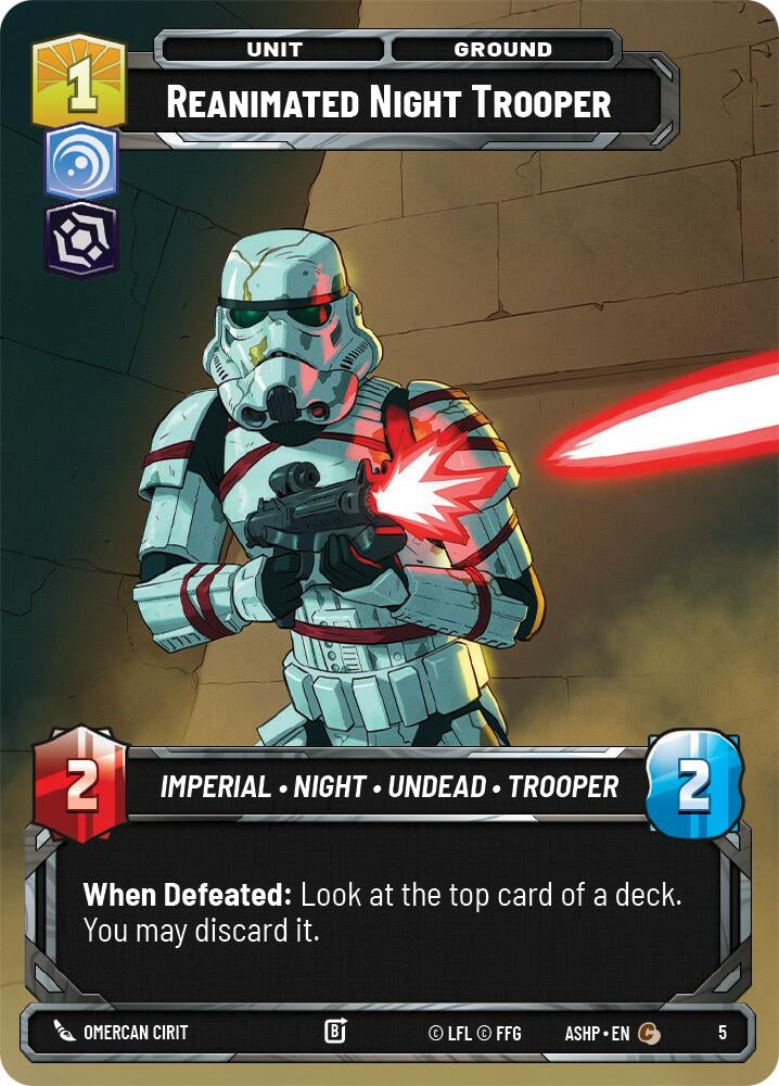 Image for Reanimated Night Trooper (5) (ASHWPP) - Star Wars: Unlimited