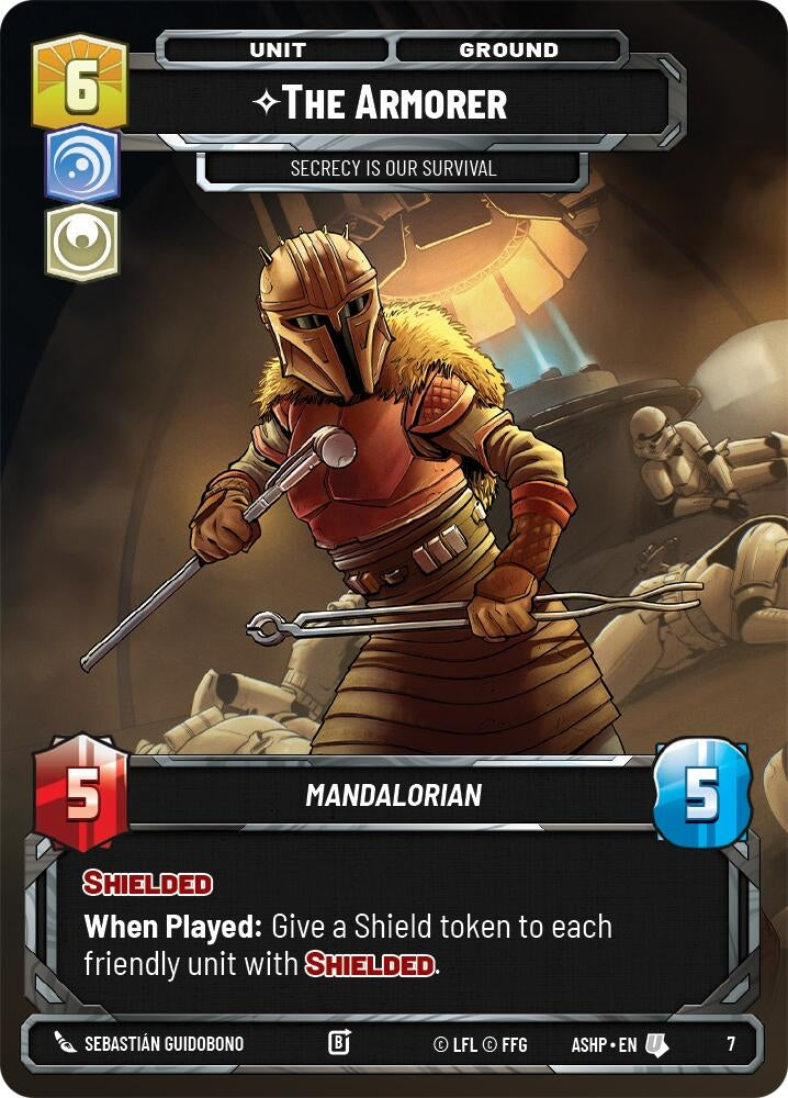 Image for The Armorer - Secrecy is Our Survival (7) (ASHWPP) - Star Wars: Unlimited
