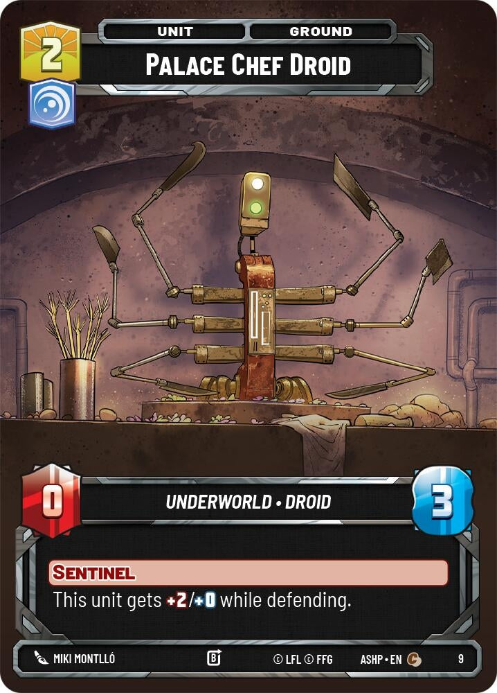 Image for Palace Chef Droid (9) (ASHWPP) - Star Wars: Unlimited