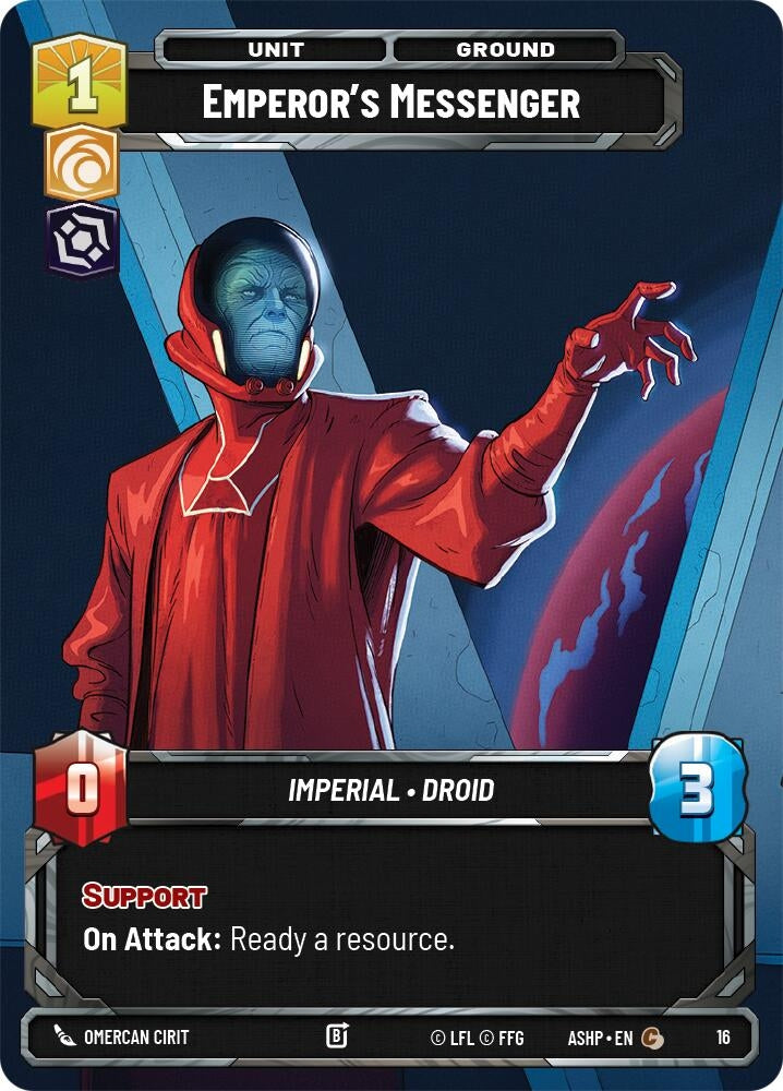 Image for Emperor's Messenger (16) (ASHWPP) - Star Wars: Unlimited
