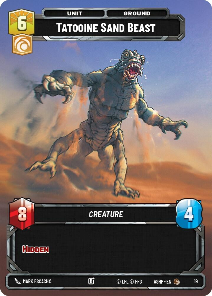 Image for Tatooine Sand Beast (19) (ASHWPP) - Star Wars: Unlimited