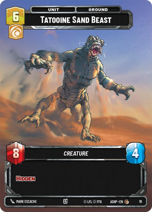 Image for Tatooine Sand Beast (19) (ASHWPP) - Star Wars: Unlimited