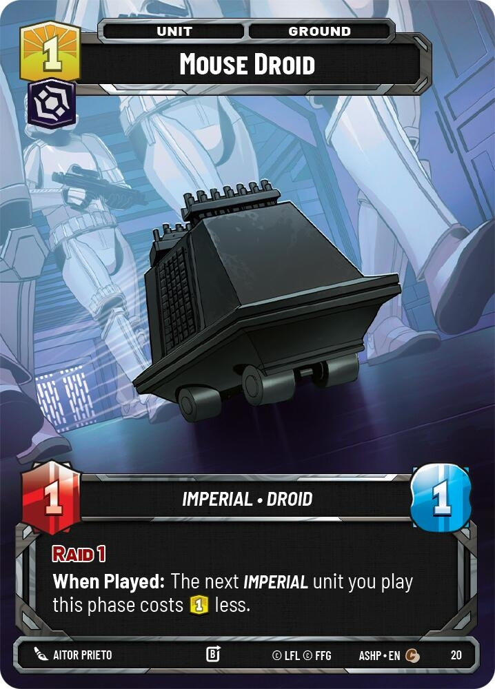 Image for Mouse Droid (20) (ASHWPP) - Star Wars: Unlimited