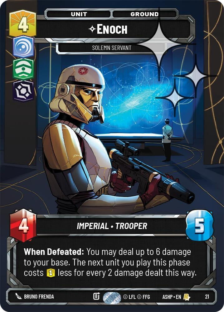 Image for Enoch - Solemn Servant (Foil) (21) (ASHWPP) - Star Wars: Unlimited