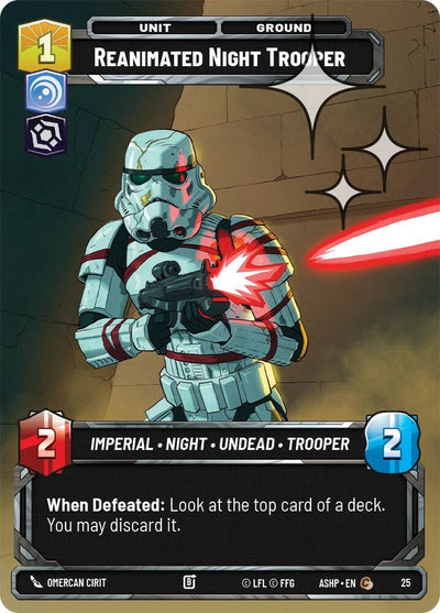 Reanimated Night Trooper (Foil) (25) (ASHWPP)