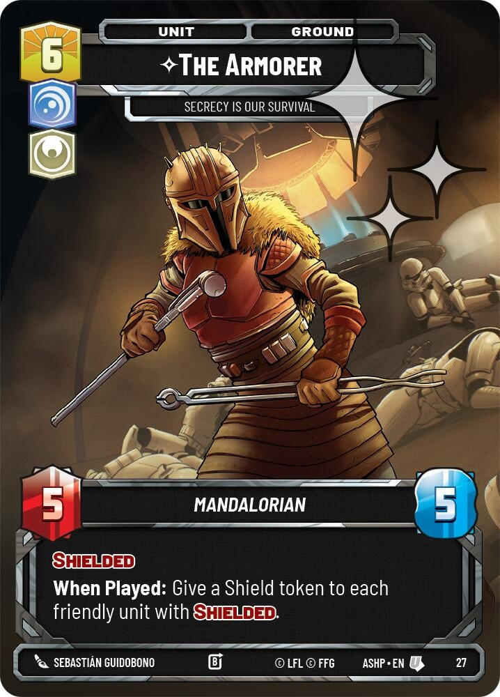 Image for The Armorer - Secrecy is Our Survival (Foil) (27) (ASHWPP) - Star Wars: Unlimited