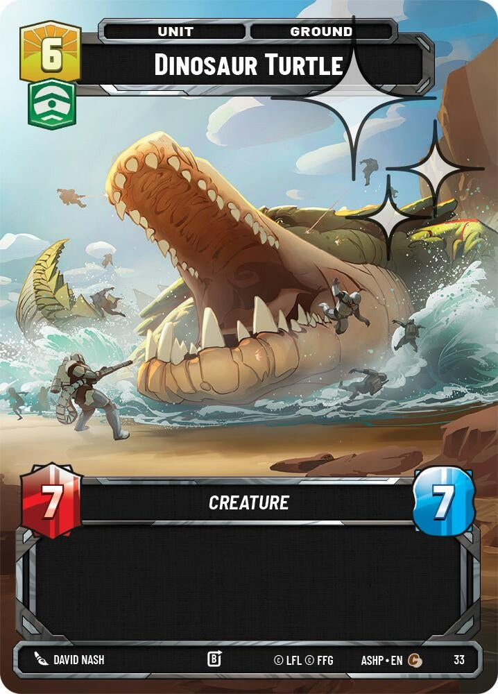 Image for Dinosaur Turtle (Foil) (33) (ASHWPP) - Star Wars: Unlimited