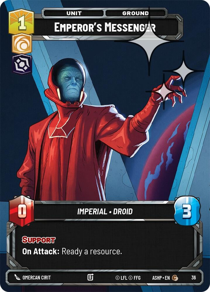 Image for Emperor's Messenger (Foil) (36) (ASHWPP) - Star Wars: Unlimited