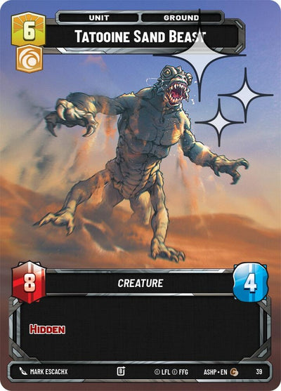 Tatooine Sand Beast (Foil) (39) (ASHWPP)
