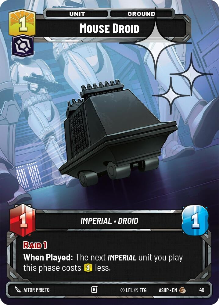 Image for Mouse Droid (Foil) (40) (ASHWPP) - Star Wars: Unlimited