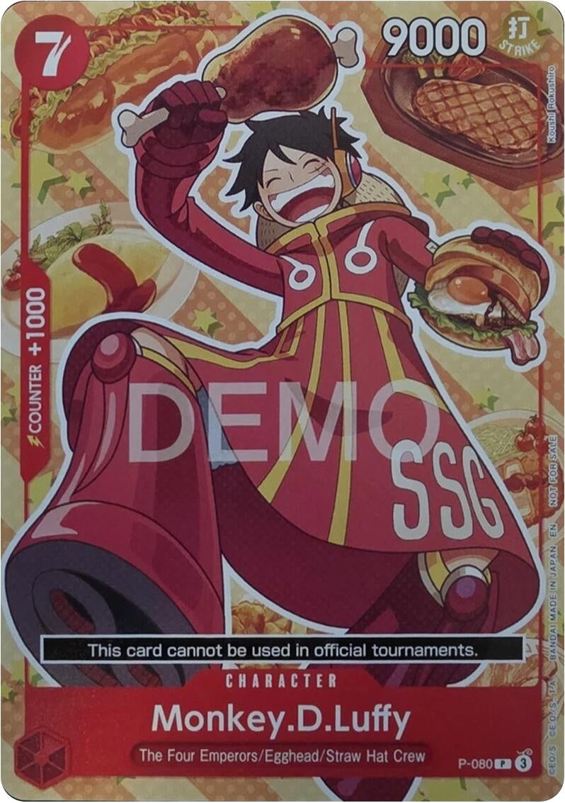 Image for Monkey.D.Luffy - P-080 (P-080) (OP-DD) - One Piece Card Game