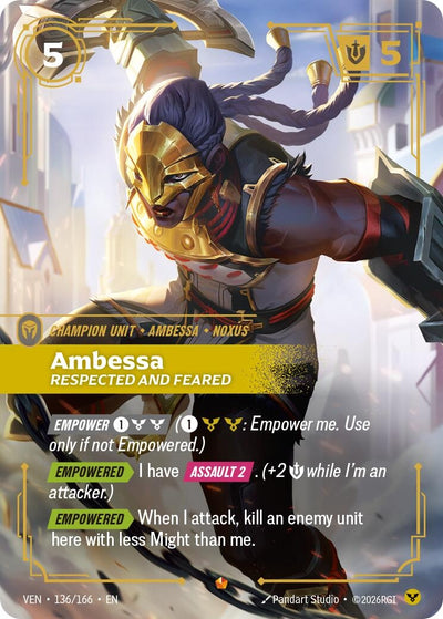 Ambessa, Respected and Feared (136/166) (VEN)