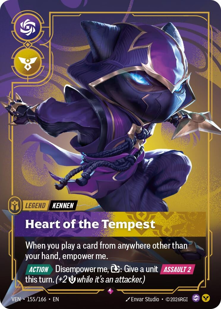 Image for Yordle, Kennen - Heart of the Tempest (155/166) (VEN) - Riftbound: League of Legends Trading Card Game
