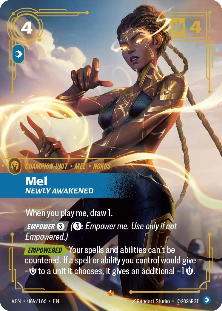 Image for Mel, Newly Awakened (069/166) (VEN) - Riftbound: League of Legends Trading Card Game